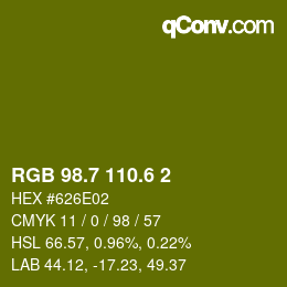 カラーコード: RGB 98.7 110.6 2 | qconv.com
