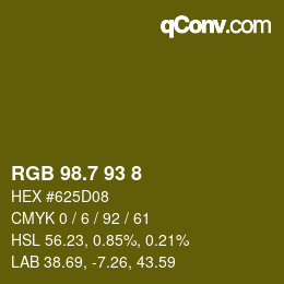 カラーコード: RGB 98.7 93 8 | qconv.com