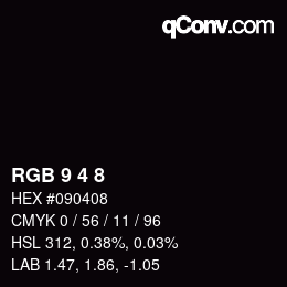 Farbcode: RGB 9 4 8 | qconv.com