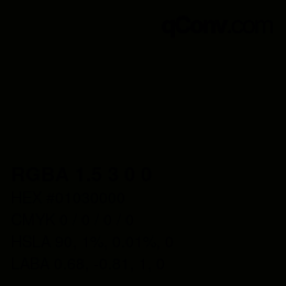 Color code: RGBA 1.5 3 0 0 | qconv.com