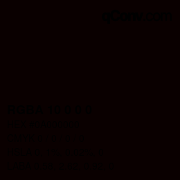 Color code: RGBA 10 0 0 0 | qconv.com