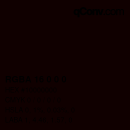 Color code: RGBA 16 0 0 0 | qconv.com