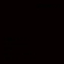 Color code: RGBA 6 0 0 0 | qconv.com