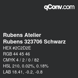カラーコード: Rubens Atelier - Rubens 323706 Schwarz | qconv.com