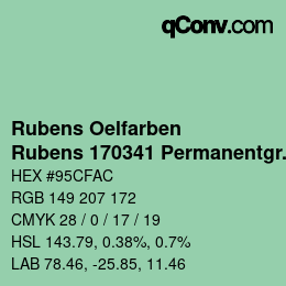 Code couleur: Rubens Oelfarben - Rubens 170341 Permanentgruen dunkel c | qconv.com