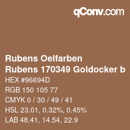 カラーコード: Rubens Oelfarben - Rubens 170349 Goldocker b | qconv.com