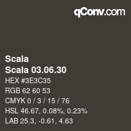 カラーコード: Scala - Scala 03.06.30 | qconv.com