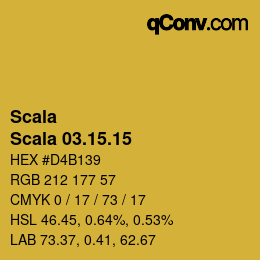 カラーコード: Scala - Scala 03.15.15 | qconv.com