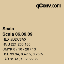 カラーコード: Scala - Scala 06.09.09 | qconv.com