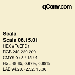カラーコード: Scala - Scala 06.15.01 | qconv.com