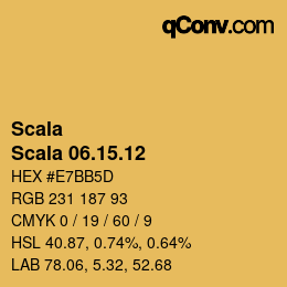 カラーコード: Scala - Scala 06.15.12 | qconv.com