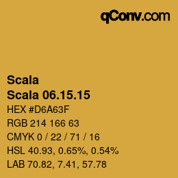 カラーコード: Scala - Scala 06.15.15 | qconv.com