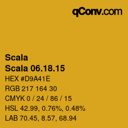 カラーコード: Scala - Scala 06.18.15 | qconv.com