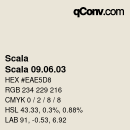 カラーコード: Scala - Scala 09.06.03 | qconv.com