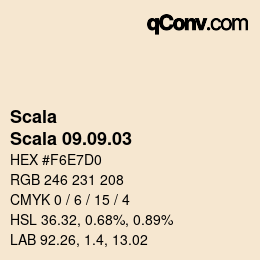 カラーコード: Scala - Scala 09.09.03 | qconv.com