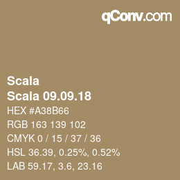 カラーコード: Scala - Scala 09.09.18 | qconv.com