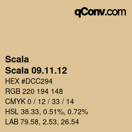 カラーコード: Scala - Scala 09.11.12 | qconv.com