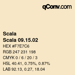 颜色代码: Scala - Scala 09.15.02 | qconv.com
