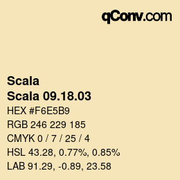 颜色代码: Scala - Scala 09.18.03 | qconv.com