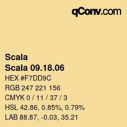 颜色代码: Scala - Scala 09.18.06 | qconv.com
