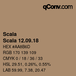 颜色代码: Scala - Scala 12.09.18 | qconv.com