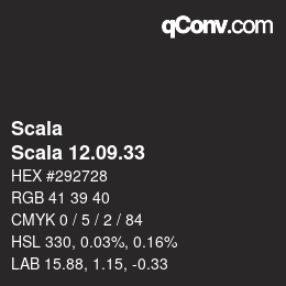 颜色代码: Scala - Scala 12.09.33 | qconv.com