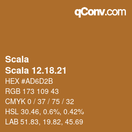 颜色代码: Scala - Scala 12.18.21 | qconv.com