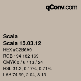 カラーコード: Scala - Scala 15.03.12 | qconv.com