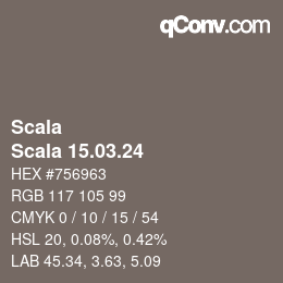 カラーコード: Scala - Scala 15.03.24 | qconv.com