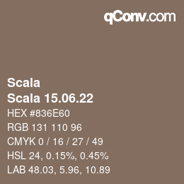 颜色代码: Scala - Scala 15.06.22 | qconv.com