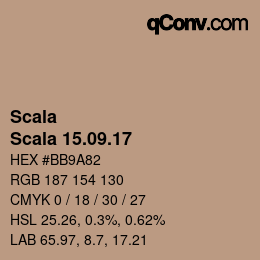 颜色代码: Scala - Scala 15.09.17 | qconv.com