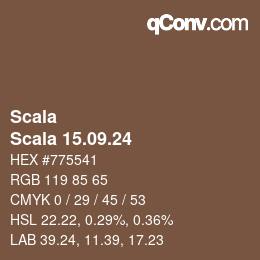 颜色代码: Scala - Scala 15.09.24 | qconv.com