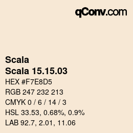 颜色代码: Scala - Scala 15.15.03 | qconv.com