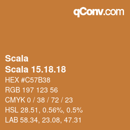颜色代码: Scala - Scala 15.18.18 | qconv.com
