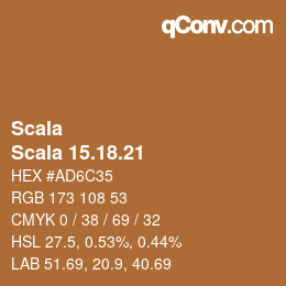 颜色代码: Scala - Scala 15.18.21 | qconv.com