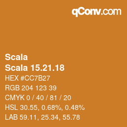 颜色代码: Scala - Scala 15.21.18 | qconv.com