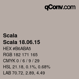 颜色代码: Scala - Scala 18.06.15 | qconv.com