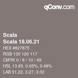 颜色代码: Scala - Scala 18.06.21 | qconv.com