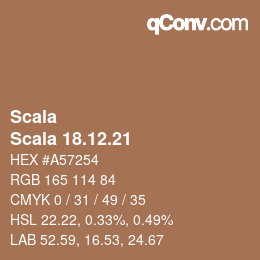 颜色代码: Scala - Scala 18.12.21 | qconv.com