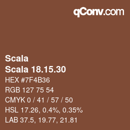 Código de color: Scala - Scala 18.15.30 | qconv.com