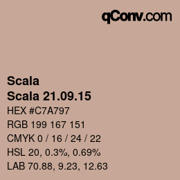 颜色代码: Scala - Scala 21.09.15 | qconv.com