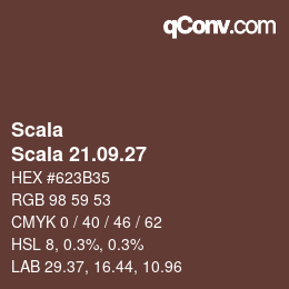 Color code: Scala - Scala 21.09.27 | qconv.com