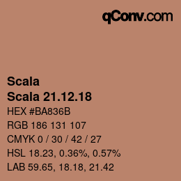 颜色代码: Scala - Scala 21.12.18 | qconv.com