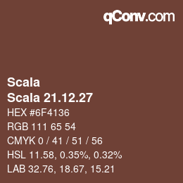 颜色代码: Scala - Scala 21.12.27 | qconv.com