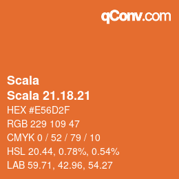 颜色代码: Scala - Scala 21.18.21 | qconv.com