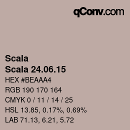 颜色代码: Scala - Scala 24.06.15 | qconv.com