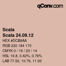 颜色代码: Scala - Scala 24.09.12 | qconv.com
