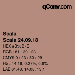颜色代码: Scala - Scala 24.09.18 | qconv.com