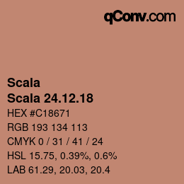 颜色代码: Scala - Scala 24.12.18 | qconv.com