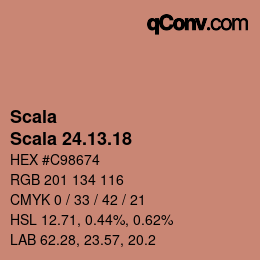 颜色代码: Scala - Scala 24.13.18 | qconv.com